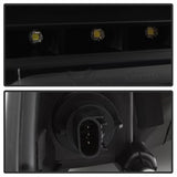 Akkon Dodge Ram 1500/Ram 2500/Ram 3500/1500/2500/3500 09-10 LED XTune Halo Projector Headlights Black