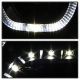 Akkon Dodge Ram 1500/Ram 2500/Ram 3500/1500/2500/3500 09-10 LED XTune Halo Projector Headlights Black