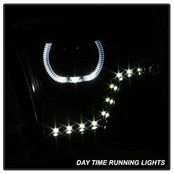 Akkon Dodge Ram 1500/Ram 2500/Ram 3500/1500/2500/3500 09-10 LED XTune Halo Projector Headlights Black Smoke