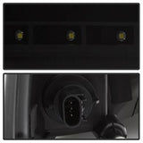 Akkon Dodge Ram 1500/Ram 2500/Ram 3500/1500/2500/3500 09-10 LED XTune Halo Projector Headlights Black Smoke