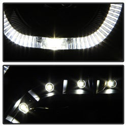 Akkon Dodge Ram 1500/Ram 2500/Ram 3500/1500/2500/3500 09-10 LED XTune Halo Projector Headlights Black Smoke