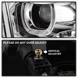 Akkon Dodge Ram 1500/Ram 2500/Ram 3500/1500/2500/3500 09-10 LED XTune Halo Projector Headlights Chrome
