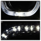 Akkon Dodge Ram 1500/Ram 2500/Ram 3500/1500/2500/3500 09-10 LED XTune Halo Projector Headlights Chrome