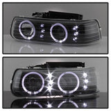 xTune Chevrolet Silverado 1500/Silverado 1500 HD/Silverado 2500/Silverado 2500 HD/Silverado 3500/Suburban 1500/Suburban 2500/Tahoe 99-02 4 pc. XTune Halo Projector Headlights LED w/Bumper Lights