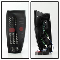 Akkon Chevrolet Avalanche 1500/Avalanche 2500 02-06 Black Smoke XTune LED Tail Lights