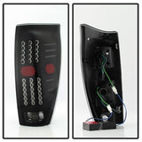 Akkon Chevrolet Avalanche 1500/Avalanche 2500 02-06 Black Smoke XTune LED Tail Lights