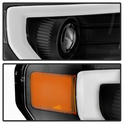 xTune Ford F-150 09-14 Halogen Model Only XTune DRL Light Bar Projector Headlights Not Compatible w/Factory Xenon/HID Model Black
