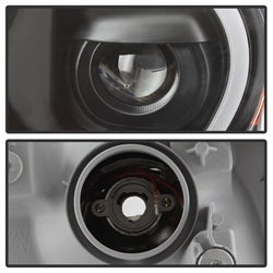 Akkon Toyota Tacoma 12-15 Black XTune DRL Light Bar Projector Headlights