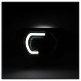 Akkon Toyota Tacoma 12-15 Black XTune DRL Light Bar Projector Headlights