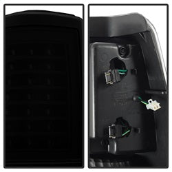 Akkon Chevrolet Silverado 1500/Silverado 1500 Classic/Silverado 1500 HD/Silverado 1500 HD Classic/Silverado 2500/Silverado 2500 HD/Silverado 2500 HD Classic/Silverado 3500/Silverado 3500 Classic 03-06 Black Smoke XTune LED Tail Lights