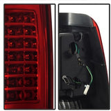 Akkon Chevy Silverado 1500 2500HD 03-06 /3500 04-06 (Not Fit Stepside) / and 2007 Silverado Classic C Shape LED Tail Lights - Red Clear