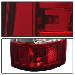 Akkon Chevy Silverado 1500 2500HD 03-06 /3500 04-06 (Not Fit Stepside) / and 2007 Silverado Classic C Shape LED Tail Lights - Red Clear