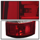 Akkon Chevy Silverado 1500 2500HD 03-06 /3500 04-06 (Not Fit Stepside) / and 2007 Silverado Classic C Shape LED Tail Lights - Red Clear