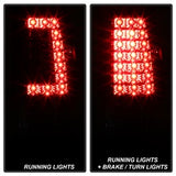 Akkon Chevy Silverado 1500 2500HD 03-06 /3500 04-06 (Not Fit Stepside) / and 2007 Silverado Classic C Shape LED Tail Lights - Red Clear