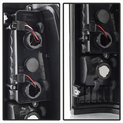 xTune Chevy Silverado 1500/2500/3500 99-02 / GMC Sierra 1500/2500/3500 99-06 and 2007 Sierra Classic  Version 2 LED Tail Lights - Black Smoke
