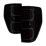 xTune Ford F-150 09-14 Black Smoke XTune LED Tail Lights