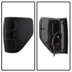 xTune Ford F-150 09-14 Black Smoke XTune LED Tail Lights
