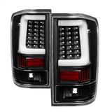 xTune Nissan Titan 04-15 Black XTune Light Bar LED Tail Lights