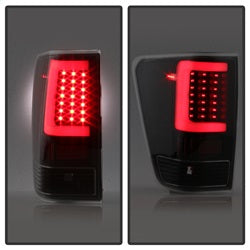 xTune Nissan Titan 04-15 Black XTune Light Bar LED Tail Lights