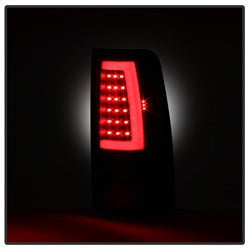 xTune Chevy Silverado 1500/2500/3500 99-02 / GMC Sierra 1500/2500/3500 99-06 and 2007 Sierra Classic  Version 3 Tail Lights - Light Bar LED - Black