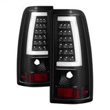 xTune Chevy Silverado 1500/2500/3500 99-02 / GMC Sierra 1500/2500/3500 99-06 and 2007 Sierra Classic  Version 3 Tail Lights - Light Bar LED - Black