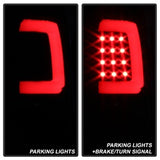 xTune Dodge Ram 1500/Ram 2500/Ram 3500 94-01 Black XTune Light Bar LED Tail Lights
