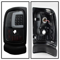xTune Dodge Ram 1500/Ram 2500/Ram 3500 94-01 Black XTune Light Bar LED Tail Lights