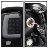 xTune Dodge Ram 1500/Ram 2500/Ram 3500 94-01 Black XTune Light Bar LED Tail Lights