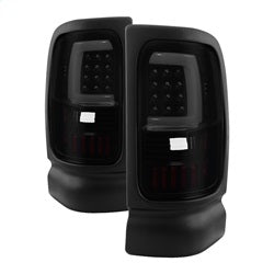 xTune Dodge Ram 1500/Ram 2500/Ram 3500 94-01 Black Smoke XTune Light Bar LED Tail Lights