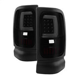 xTune Dodge Ram 1500/Ram 2500/Ram 3500 94-01 Black Smoke XTune Light Bar LED Tail Lights