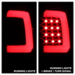 xTune Dodge Ram 1500/Ram 2500/Ram 3500 94-01 Black Smoke XTune Light Bar LED Tail Lights