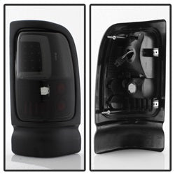 xTune Dodge Ram 1500/Ram 2500/Ram 3500 94-01 Black Smoke XTune Light Bar LED Tail Lights