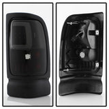 xTune Dodge Ram 1500/Ram 2500/Ram 3500 94-01 Black Smoke XTune Light Bar LED Tail Lights