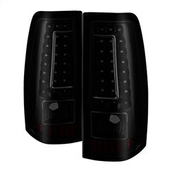 xTune Chevrolet Silverado 1500/Silverado 1500 Classic/Silverado 1500 HD/Silverado 1500 HD Classic/Silverado 2500/Silverado 2500 HD/Silverado 2500 HD Classic/Silverado 3500/Silverado 3500 Classic 03-06 C-Shape XTune LED Tail Lights Black Smoke