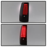 xTune Chevrolet Silverado 1500/Silverado 1500 Classic/Silverado 1500 HD/Silverado 1500 HD Classic/Silverado 2500/Silverado 2500 HD/Silverado 2500 HD Classic/Silverado 3500/Silverado 3500 Classic 03-06 C-Shape XTune LED Tail Lights Black Smoke