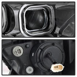 Akkon Toyota Tacoma 16-18 w/Sequential Turn Signal XTune DRL Light Bar Projector Headlights Chrome