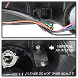 Akkon Chevrolet Colorado 15-17 Halogen Models Only XTune DRL Light Bar Projector Headlights Not Compatible w/Xenon/HID Model Black