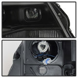 Akkon Chevrolet Colorado 15-17 Halogen Models Only XTune DRL Light Bar Projector Headlights Not Compatible w/Xenon/HID Model Black Smoked
