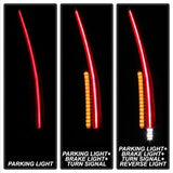 Akkon GMC Yukon/Yukon XL 15-17 Escalade Style XTune LED Tail Lights Black