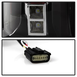 Akkon GMC Yukon/Yukon XL 15-17 Escalade Style XTune LED Tail Lights Black