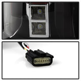 Akkon GMC Yukon/Yukon XL 15-17 Escalade Style XTune LED Tail Lights Black