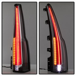 Akkon GMC Yukon/Yukon XL 15-17 Escalade Style XTune LED Tail Lights Black