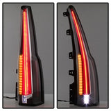 Akkon GMC Yukon/Yukon XL 15-17 Escalade Style XTune LED Tail Lights Black