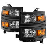 POE Chevrolet Silverado 1500 14-15 Black OEM Style Headlights