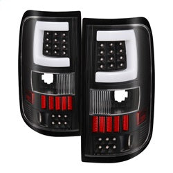 xTune Ford F-150 04-08 Version 3 XTune Light Bar LED Tail Lights Black