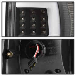 xTune Ford F-150 04-08 Version 3 XTune Light Bar LED Tail Lights Black