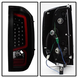 Akkon Toyota Tundra 14-18 Black Smoked XTune Light Bar LED Tail Lights