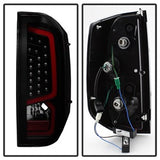 Akkon Toyota Tundra 14-18 Black Smoked XTune Light Bar LED Tail Lights