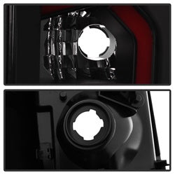 Akkon Toyota Tundra 14-18 Black Smoked XTune Light Bar LED Tail Lights