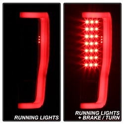 xTune Ford F-250 Super Duty 17-18 Black XTune LED Tail Lights Does Not Fit Factory LED Model
